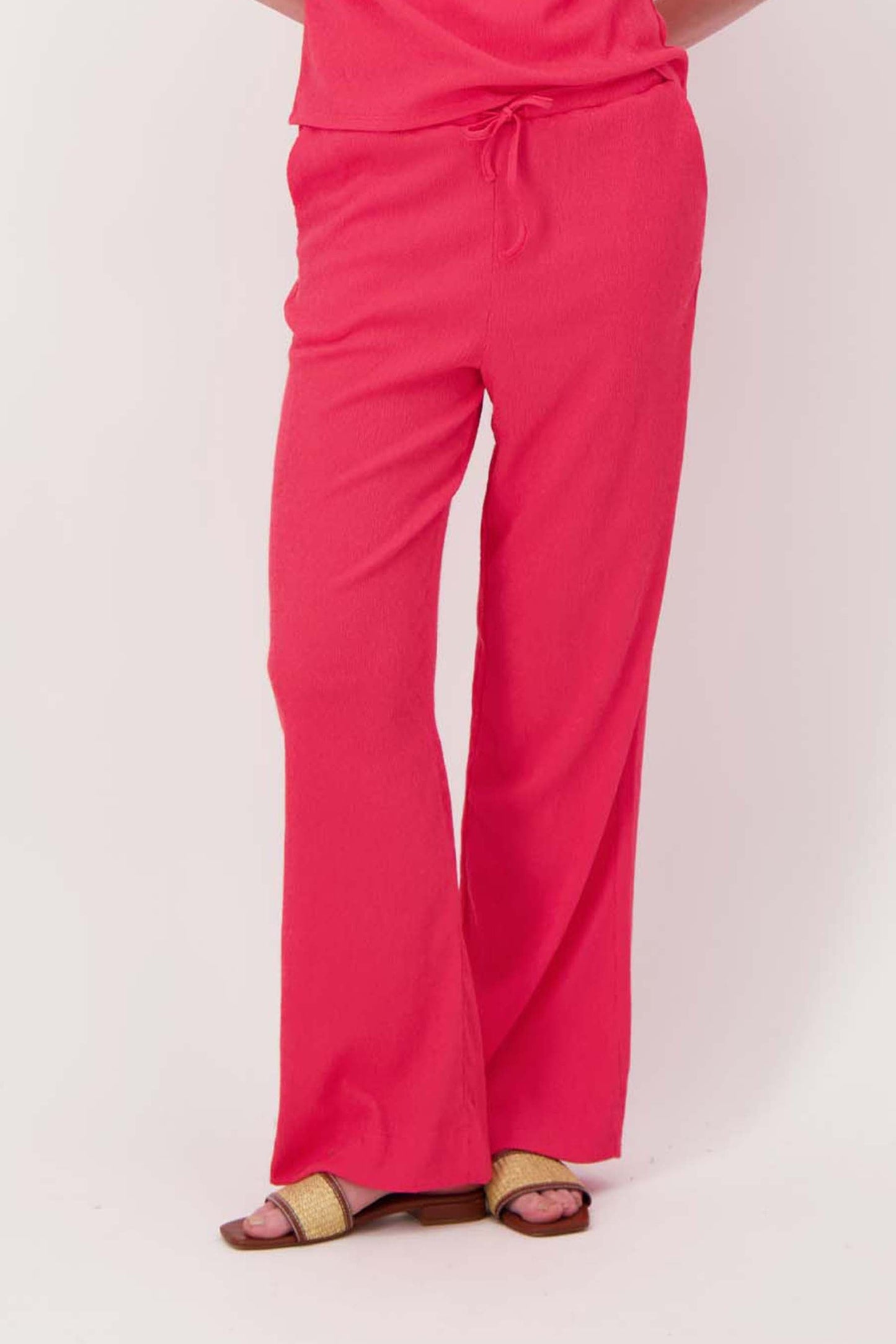 Zusss Crincle broek wij model - Raspberry