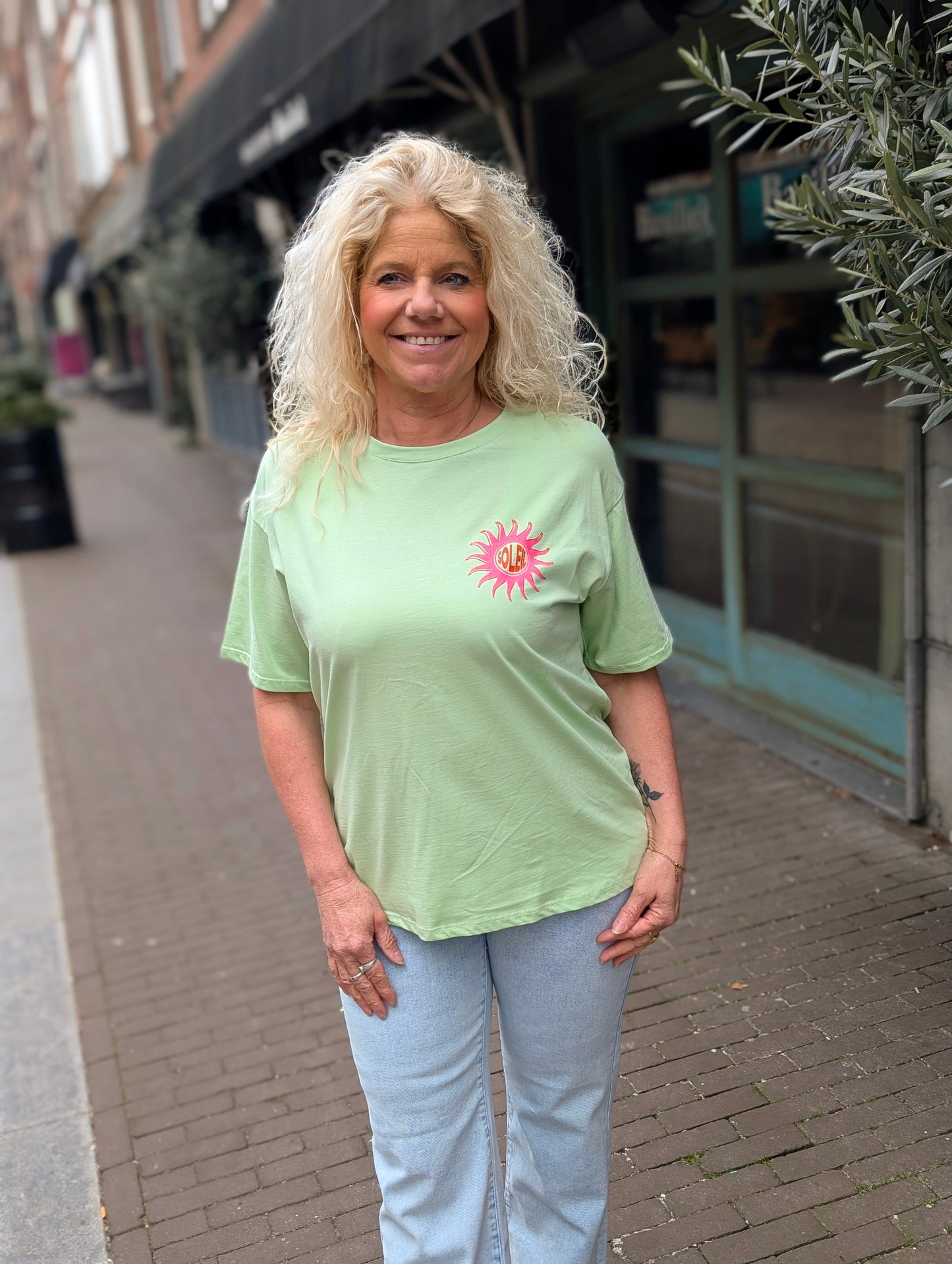 Paradise soleil shirt - Groen