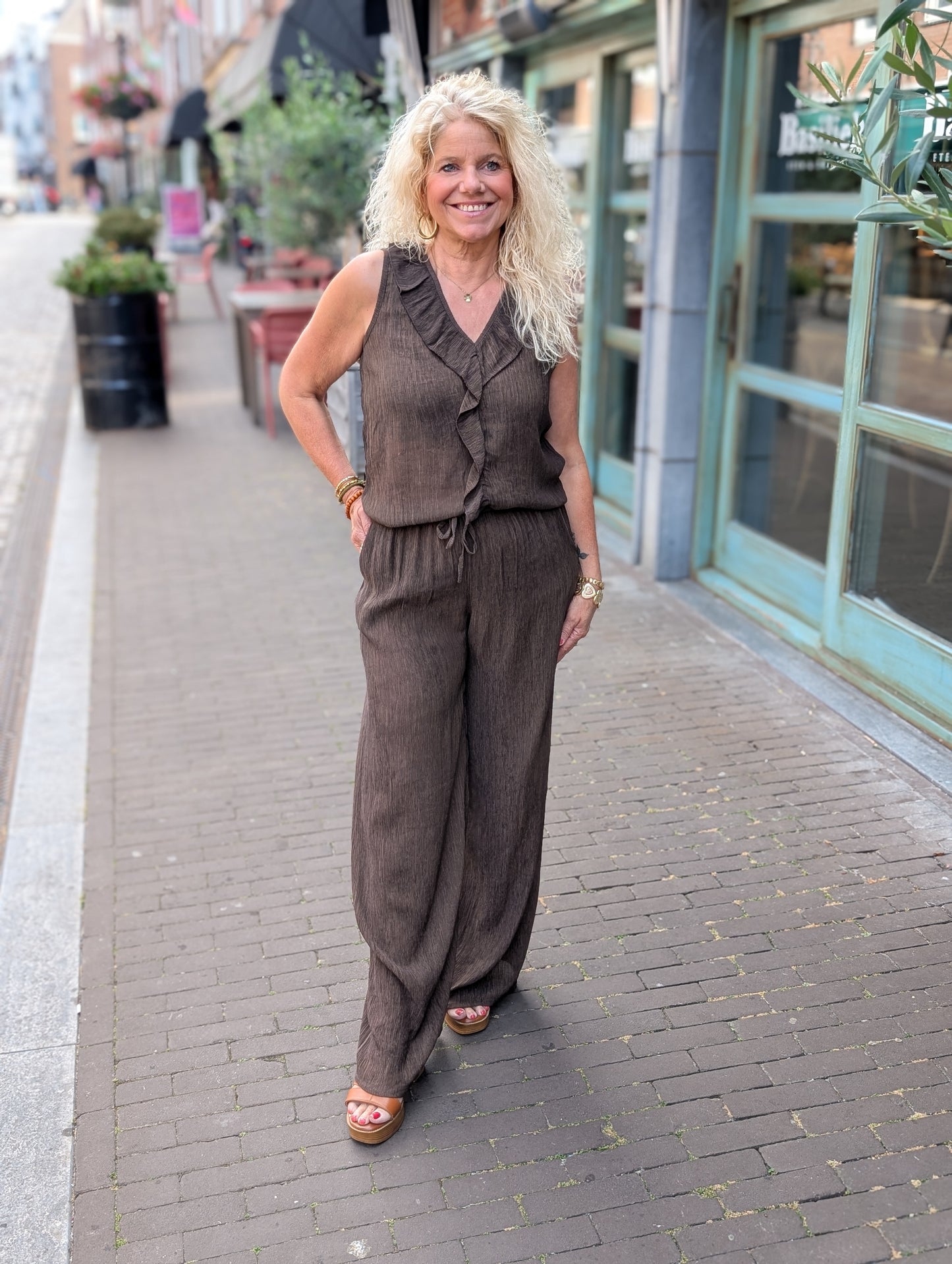 Bibara broek - Bruin