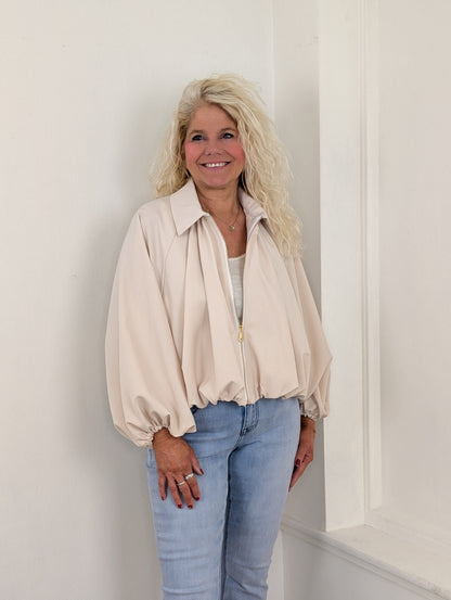 Oversized cloud jacket - Beige