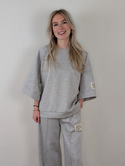 Pascal huispak shirt met broek - Grijs