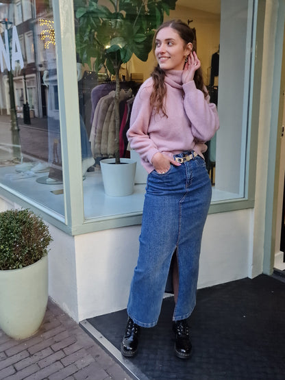 Sisters point Olia lange jeans rok