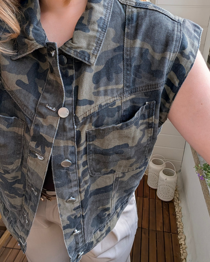 Jenny Gilet - Camouflage