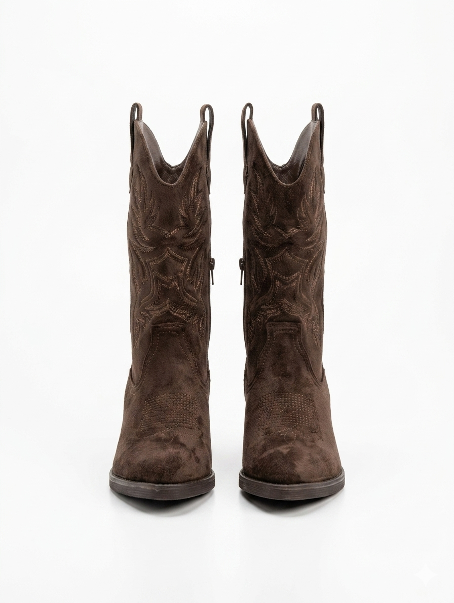 Suede Western boots - Bruin