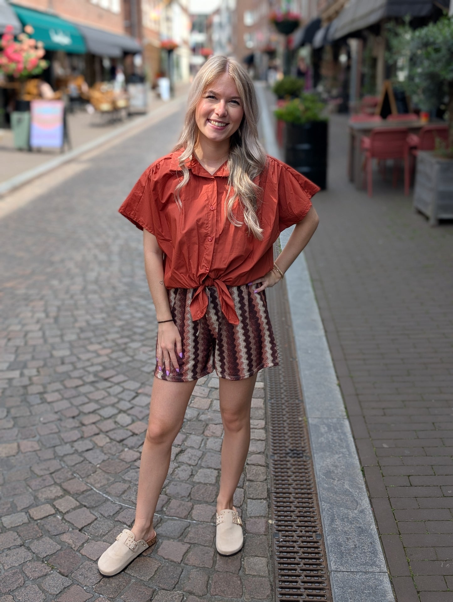 Withyan blouse - Brique