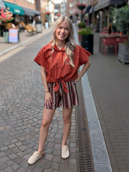 Withyan blouse - Brique