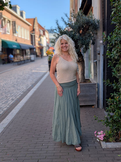Sparkle Knit Top - Beige