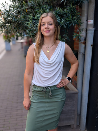 Marian stretch rok - Groen