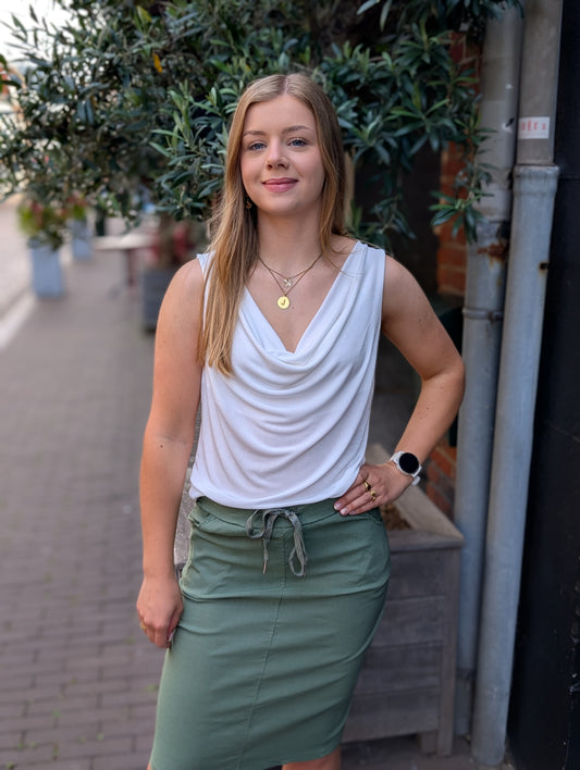 Jippe waterval top - Off white
