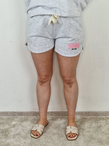 Soho short - Grijs/ roze