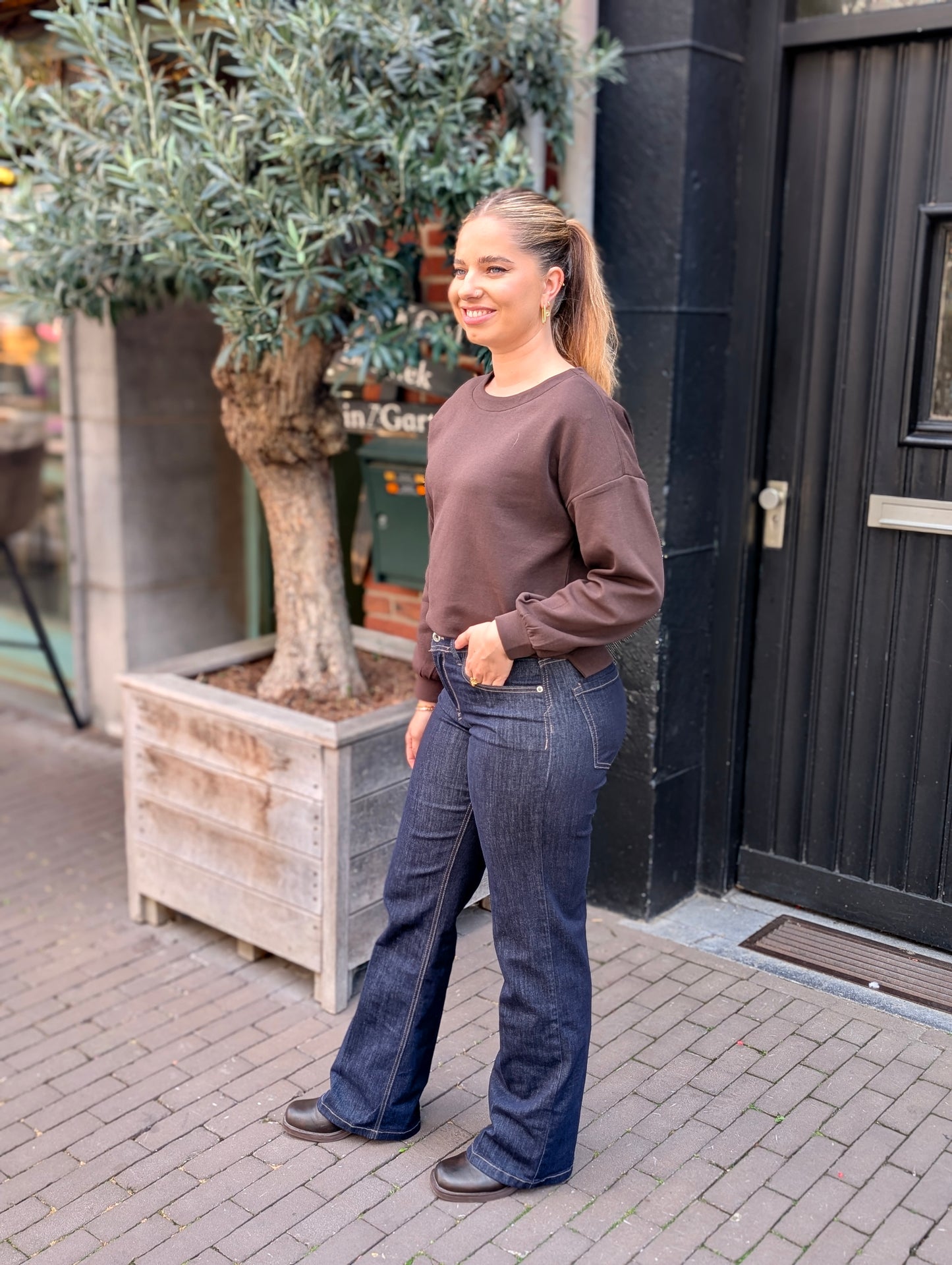 Red Button Colette 5-pocket L33 - Forever blue