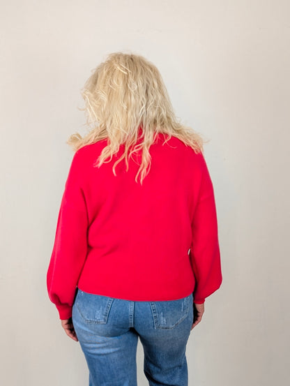 Lovie Sweater - Framboos