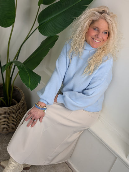 Louise sweater - Licht blauw