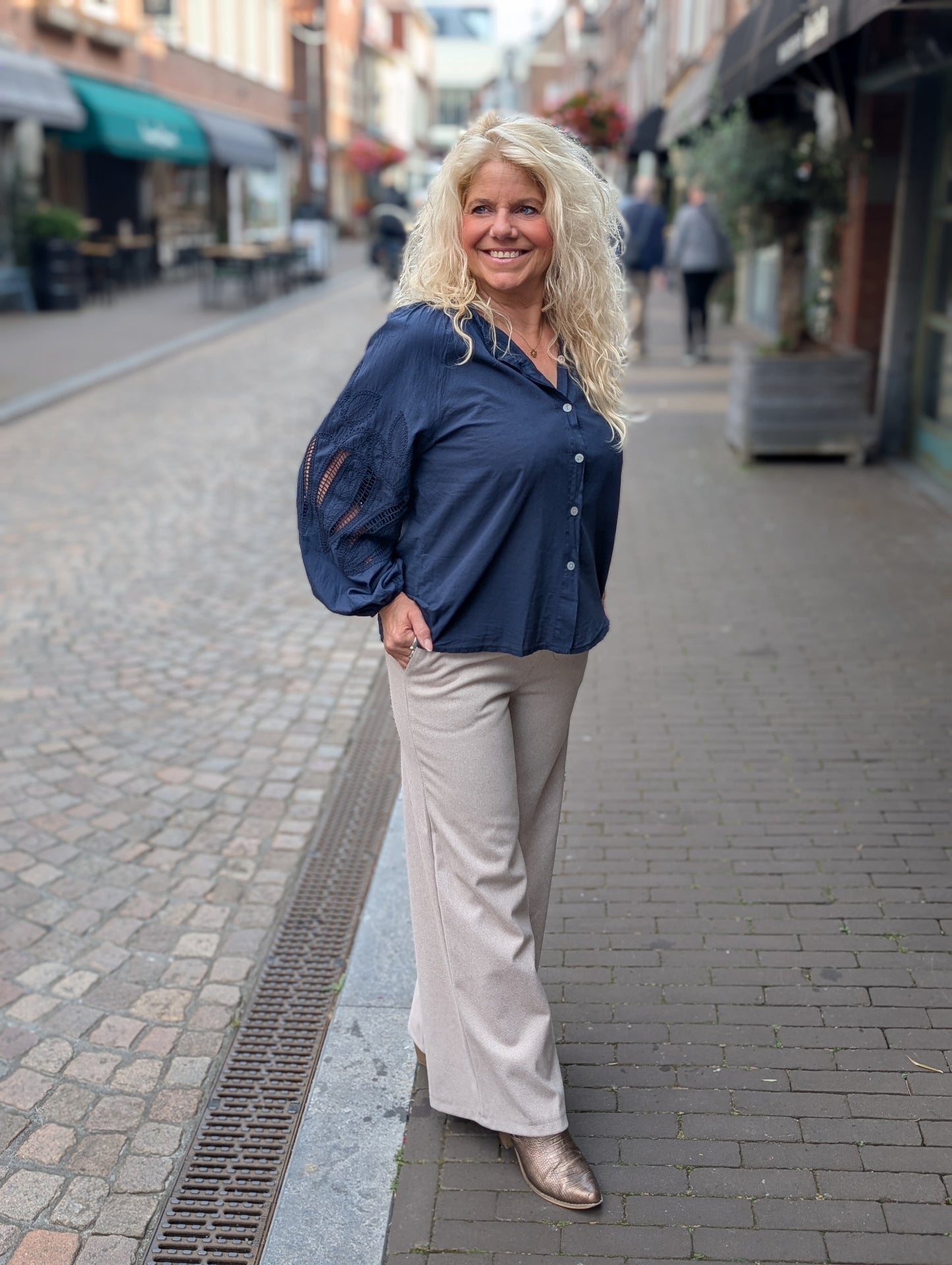 Pantalon Rowan - Zand