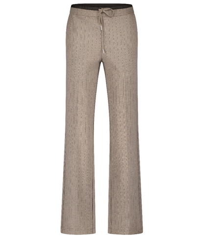 Red button Colette Punta pinstripe sporty L32 high rise - regular fit Warm taupe