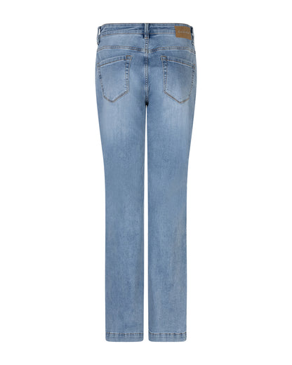 Red Button Bibette & buttons denim - Midstone