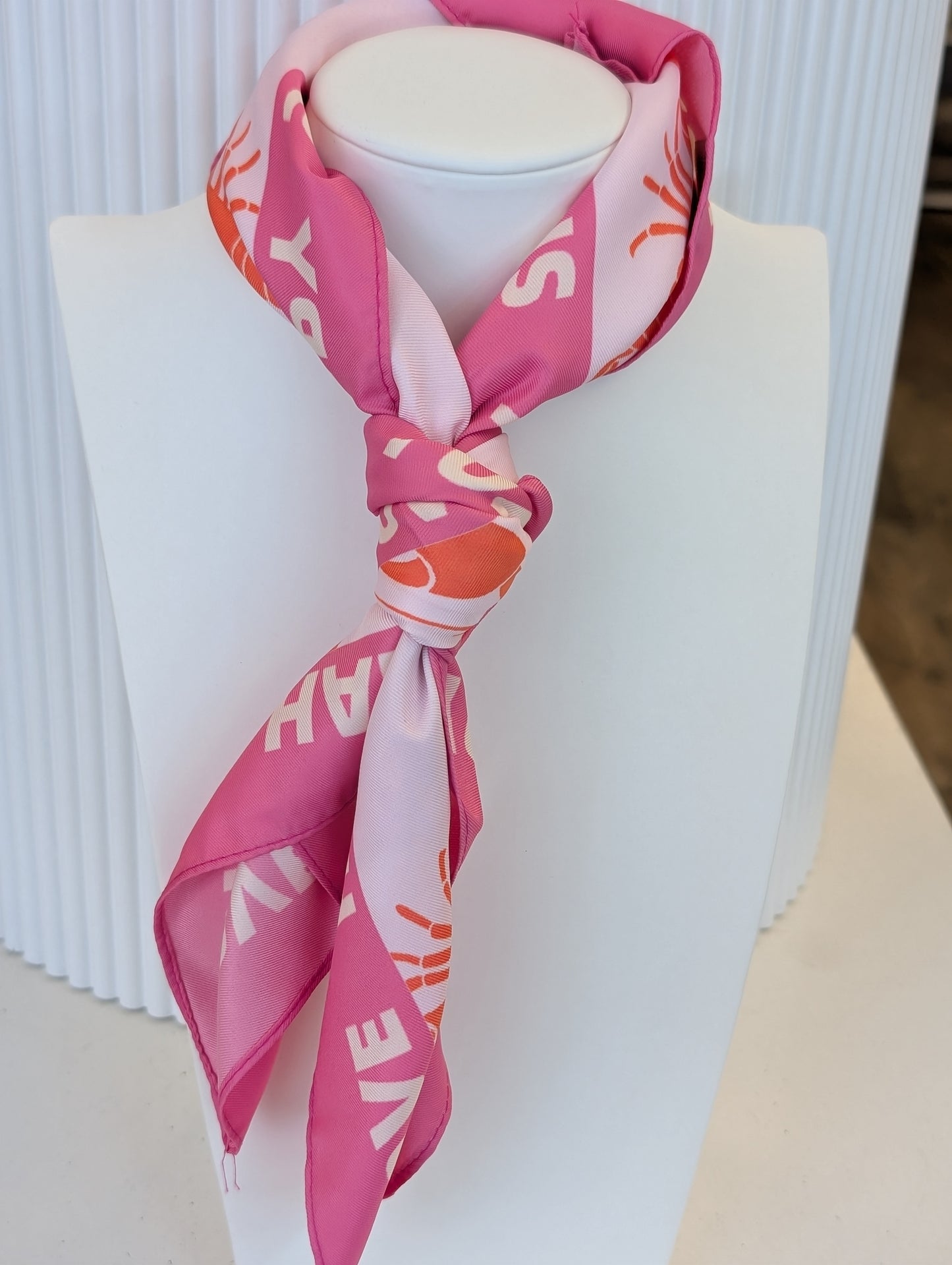 Kreeft sjaal - Roze / orange
