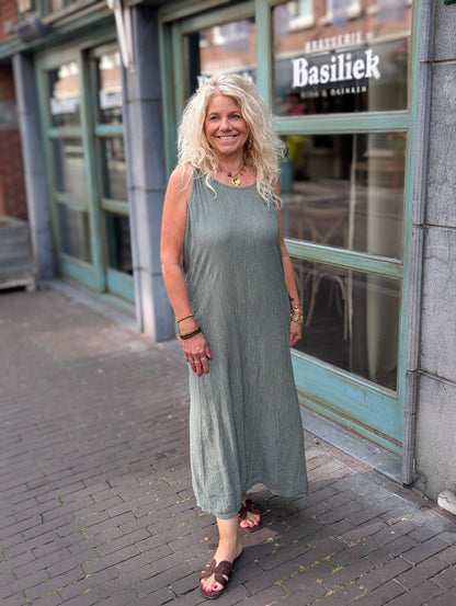 Bibara jurk - Army groen