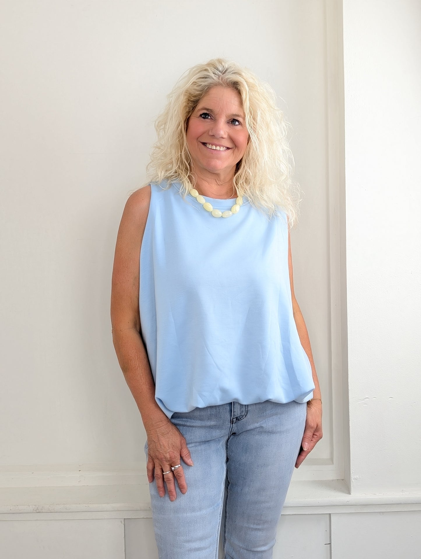 Liony top - Lichtblauw