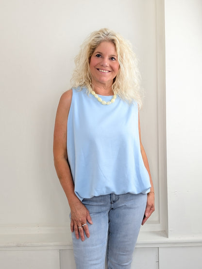 Liony top - Lichtblauw