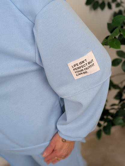 Su huispak trui met broek - Licht blauw