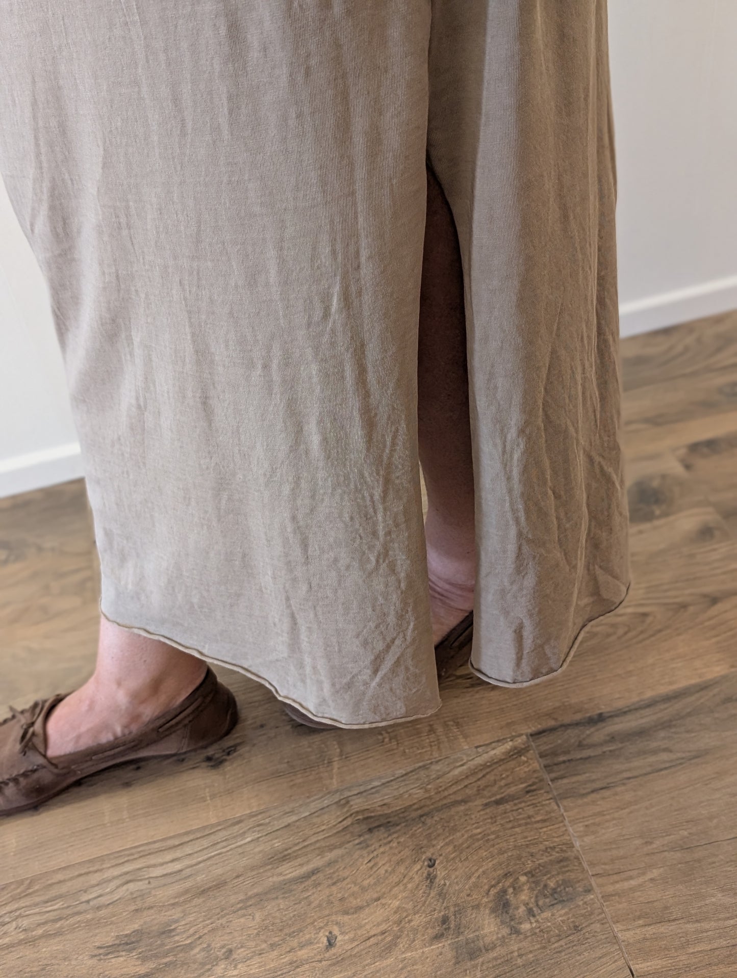 Livia jurk met studs - Taupe