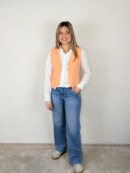 Puck gilet - Zalm