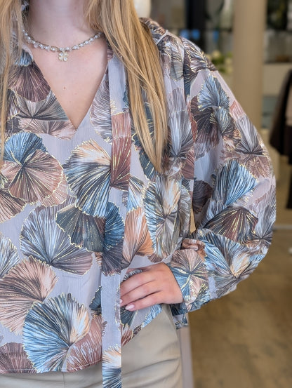 Norah blouse - Multi/Goud