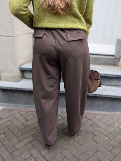 Faila barrel pantalon - Bruin