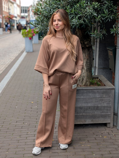 Comfy set 2-delig Claire - Camel