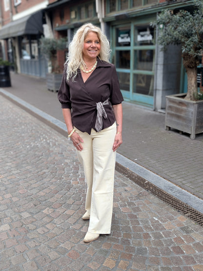 Laulia jeans - Boter geel