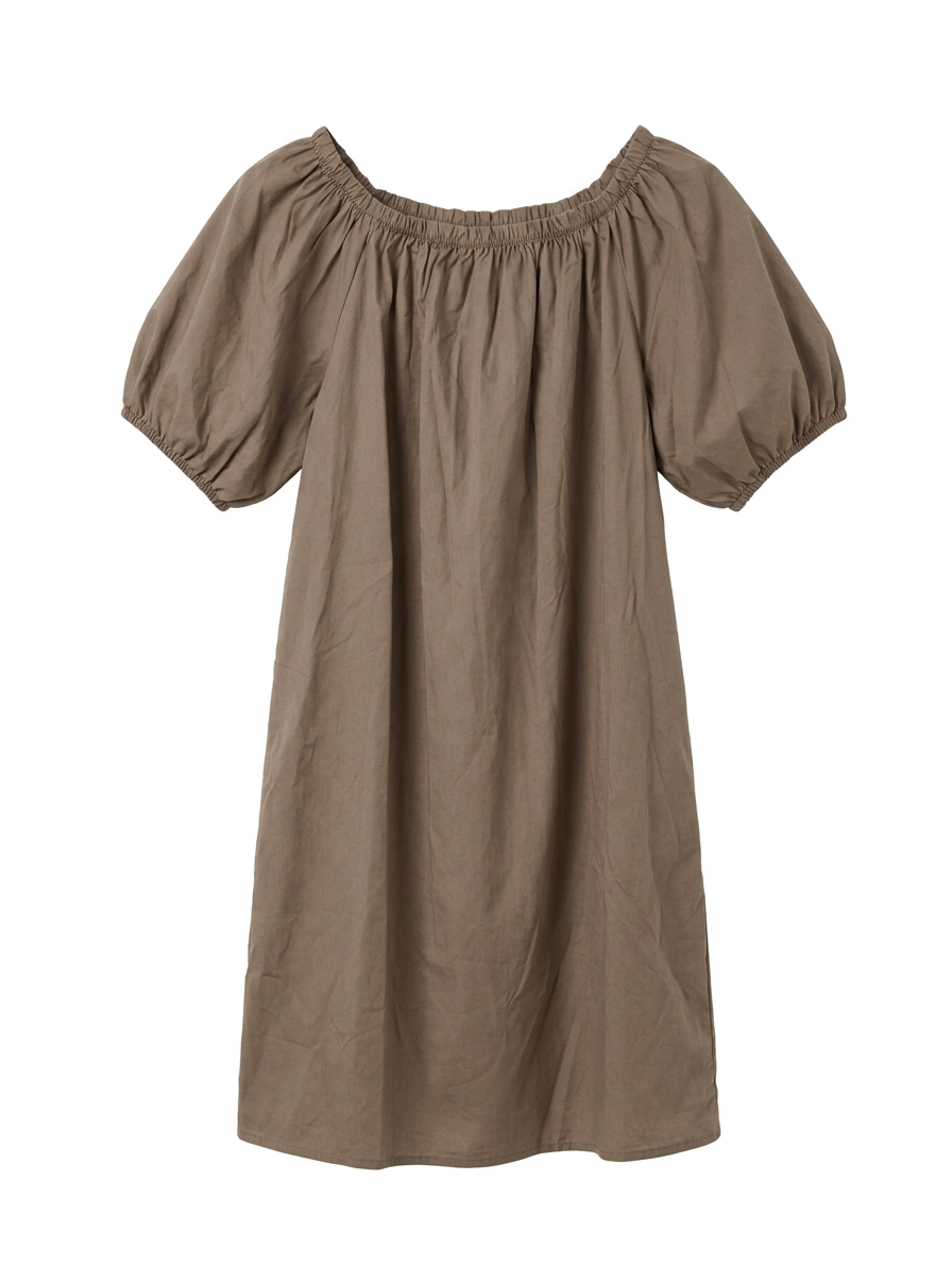 Balloon dress - Mocca
