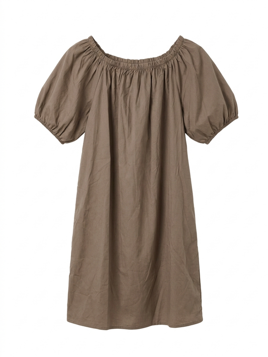 Balloon dress - Mocca