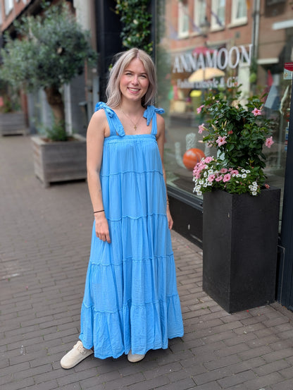 Bahama boho jurk - Blauw
