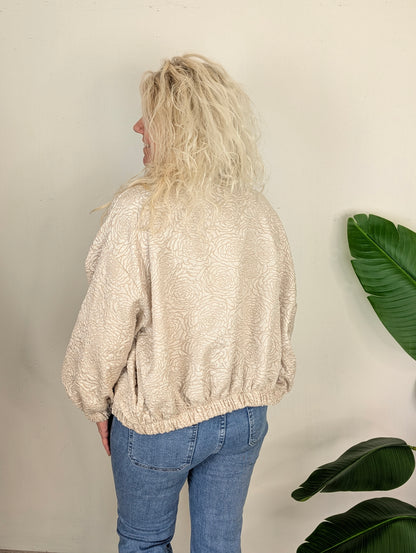 Rose bloom bomber - Beige