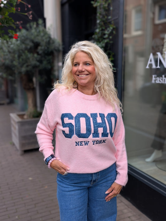 Soho trui - Roze