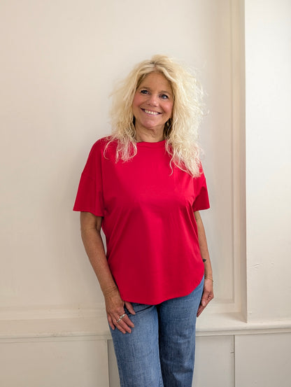 Basis shirt Yvet - Rood
