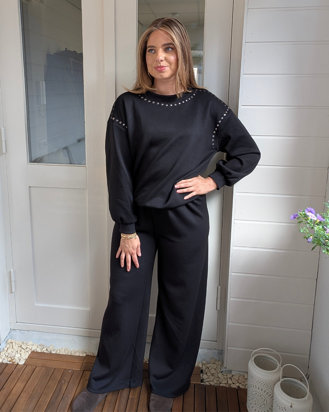 Comfy set studs - Zwart