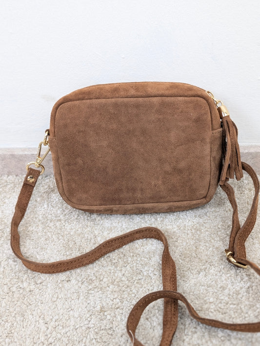 Suède tas Gwen - Bruin