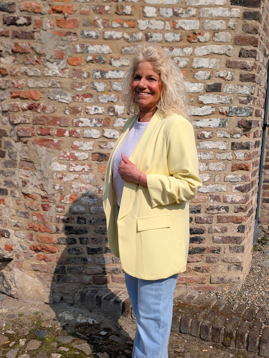 Basis blazer Khloé - Geel