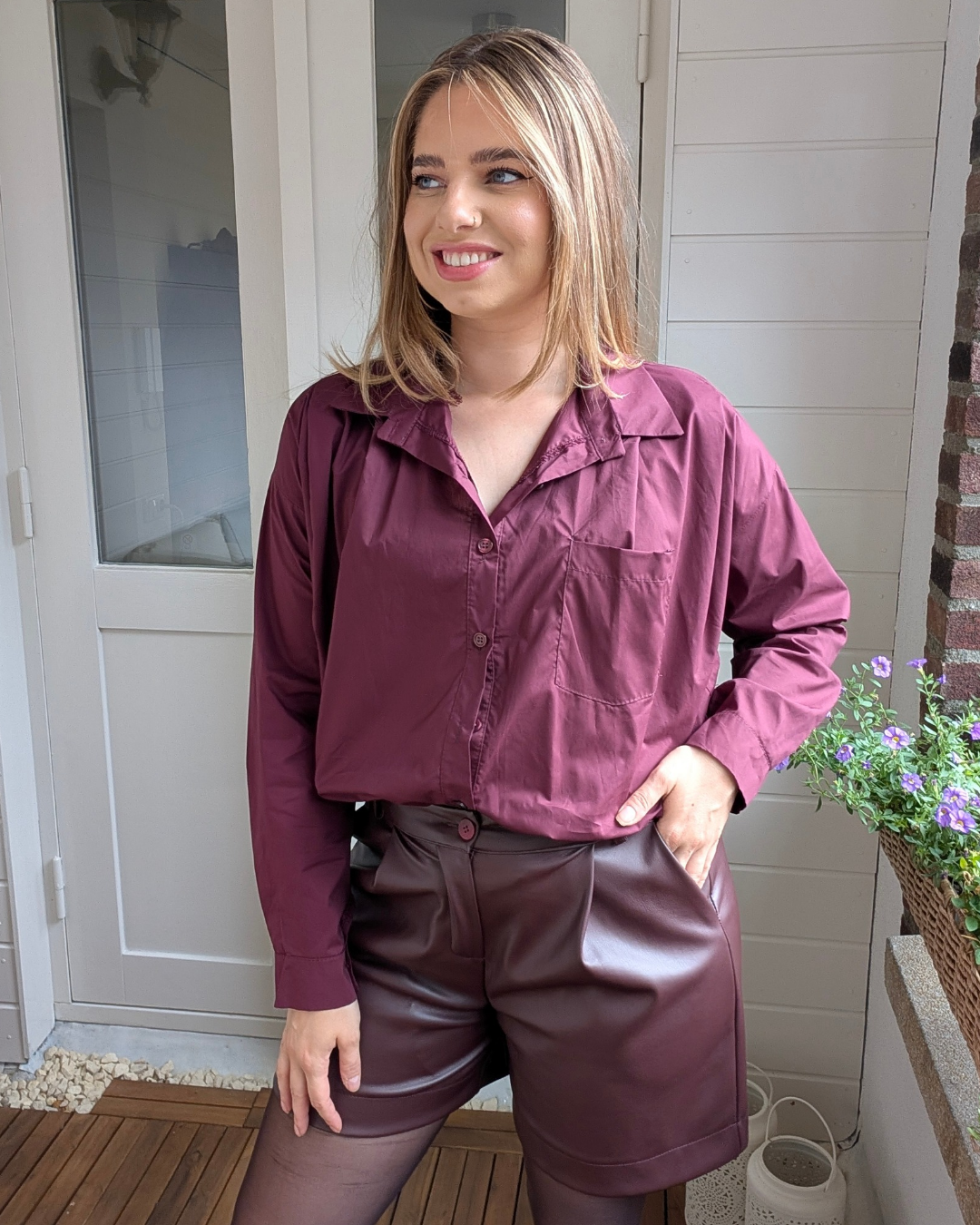 Blouse Kiki - Bordeaux