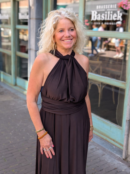 Lay wrap dress - Bruin