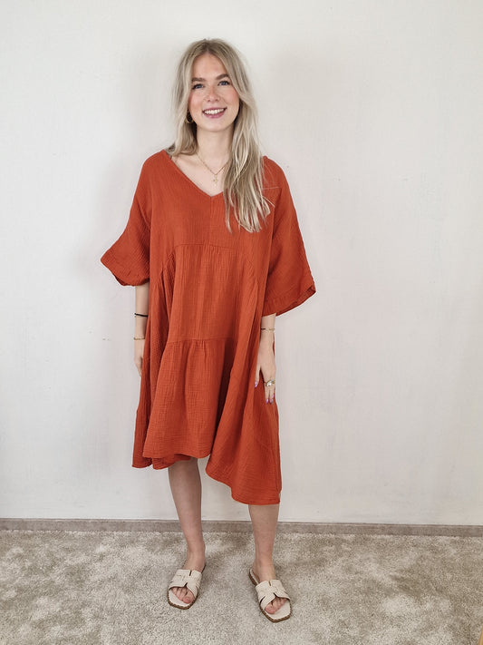 Desert breeze tuniek - Terracotta