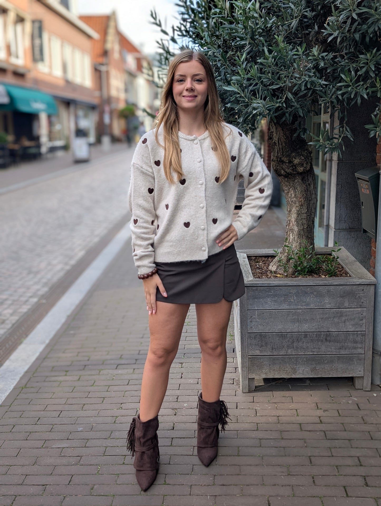 Skort Leah - Bruin