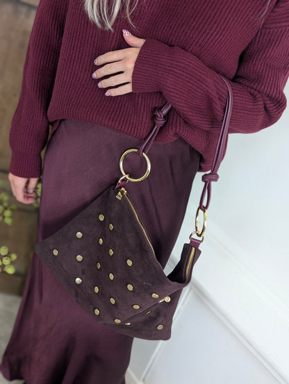 Norah tas - Wine red
