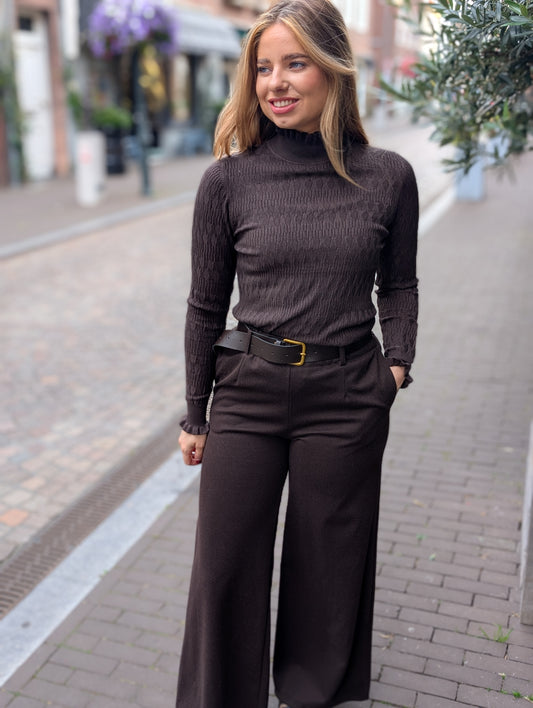 Pantalon Rowan - Donkerbruin