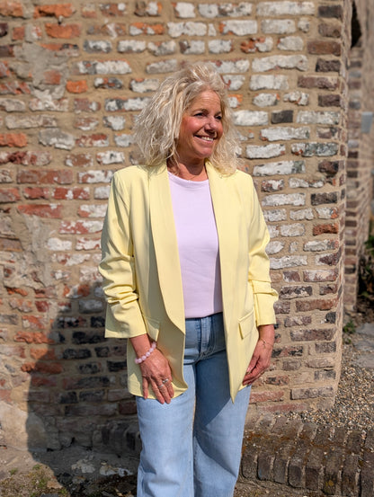 Basis blazer Khloé - Geel