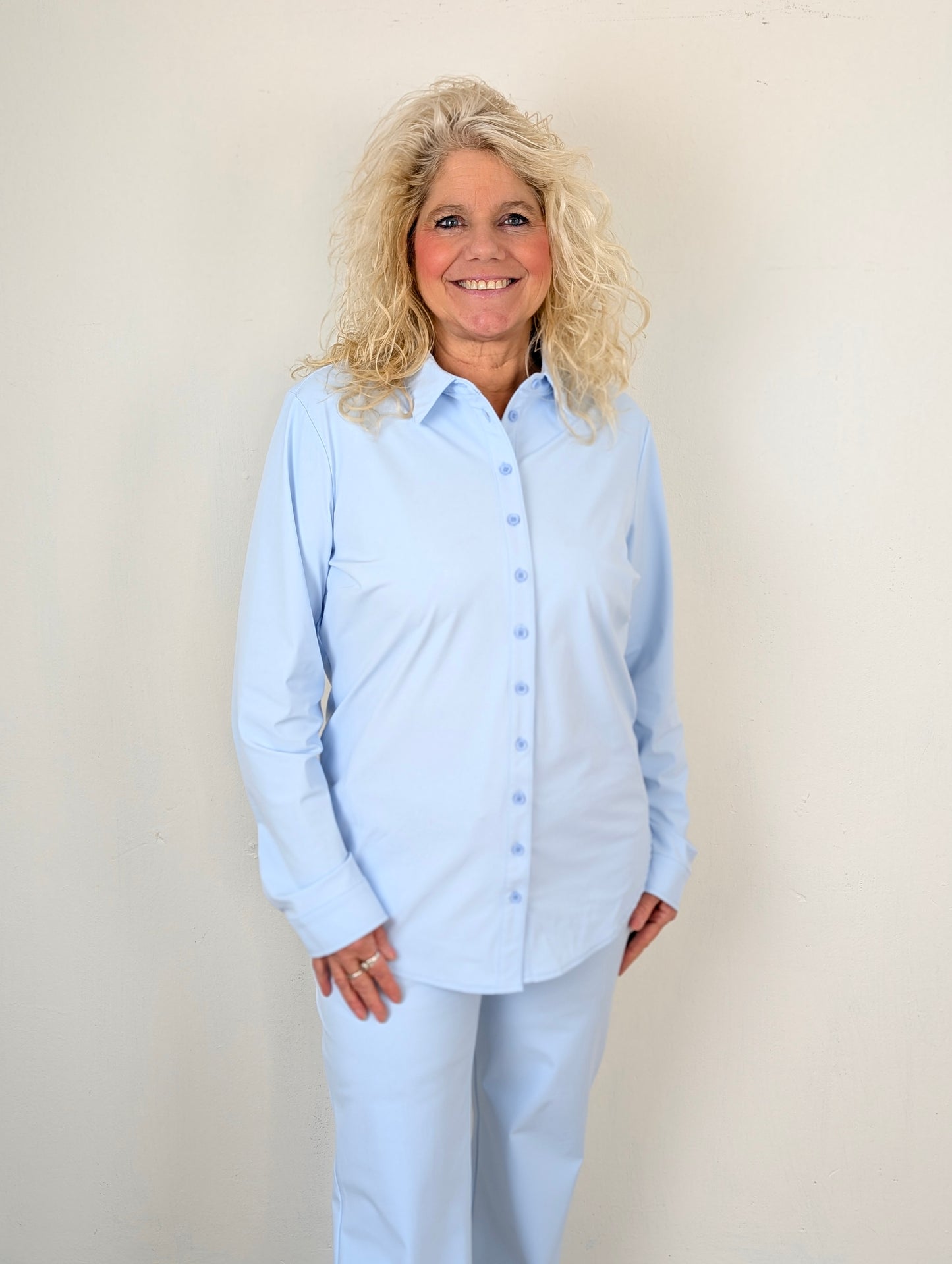 Mi Piace Karin blouse - Light blue