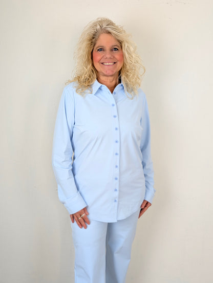 Mi Piace Karin blouse - Light blue