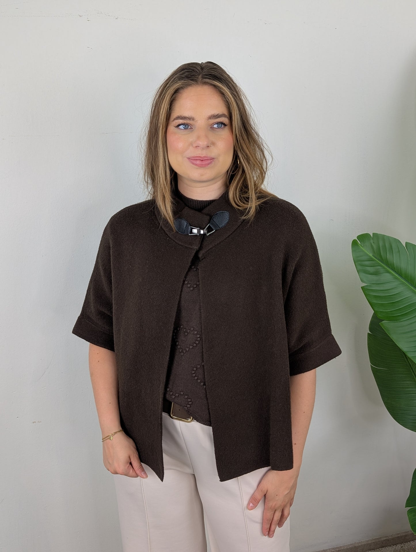 Poncho Chloé - Bruin